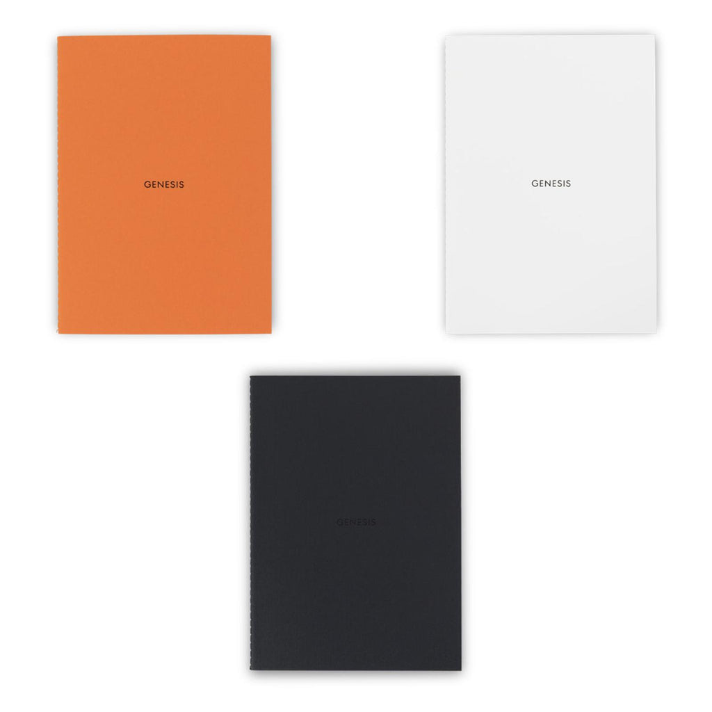 Genesis Stitched Notebook (Set of 3 colors)